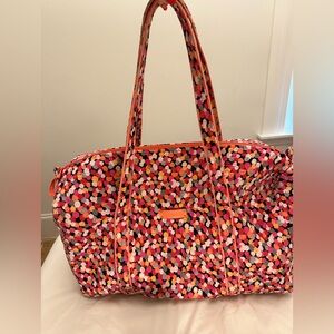 Vera Bradley Colorful large duffel travel bag